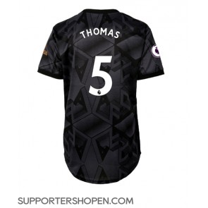 Arsenal Thomas Partey #5 Borta Matchtröja Dam 2022-23 Kortärmad